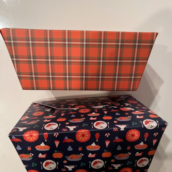 Thanksgiving Leftover Paper Boxes Set of 12 by Bonus & Sparkles (new/x) - Picture 12 of 13